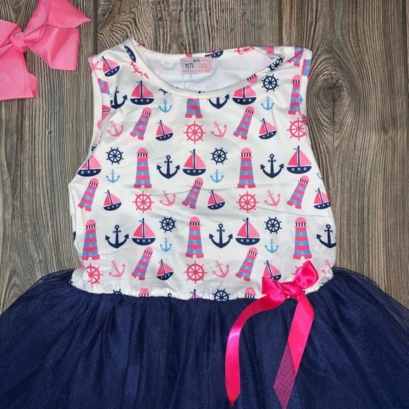 Pete + Lucy Soft Sailboat Sleeveless Dress - Picture 2 of 3